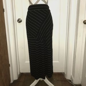Pure Energy Black and White Maxi Skirt